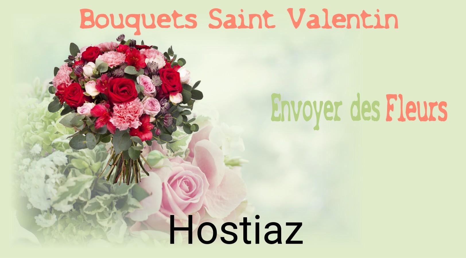 Roses de Saint-Valentin livrées à Hostiaz